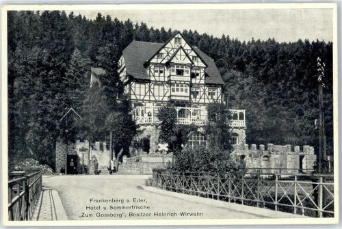 Frankenberg Hotel Zum Gossberg