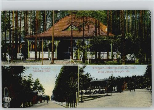 Zeithain Milch-Trinkhalle König Friedrich August-Straße Prinz Johann-Georg- Straße