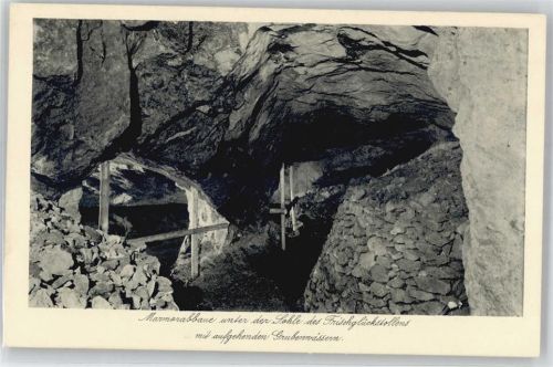 Schwarzenberg Bergbau, rzbergwerk Herkules Frischglück am Fürstenberge, Marmorabbau unter der Sohle ds Frischglückstollens