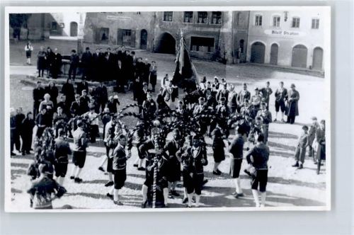 Kraiburg Festzug , Foto-Karte