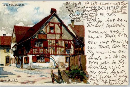 Hausen Künstlerkarte, Hebelhaus