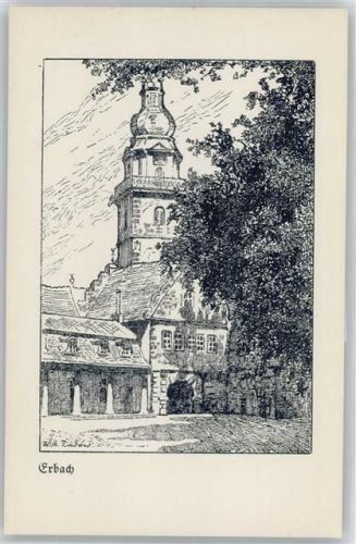 Erbach Federzeichnung