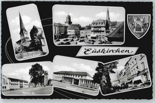 Euskirchen Kirche, Marktplatz, Bahnhof, Kölner Straße, Bahnhofstraße