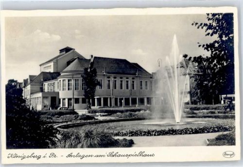 Königsberg Anlagen am Schauspielhaus