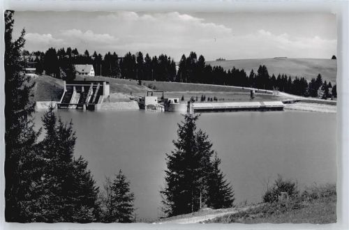 Lechbruck Forggensee mit Wehranlage