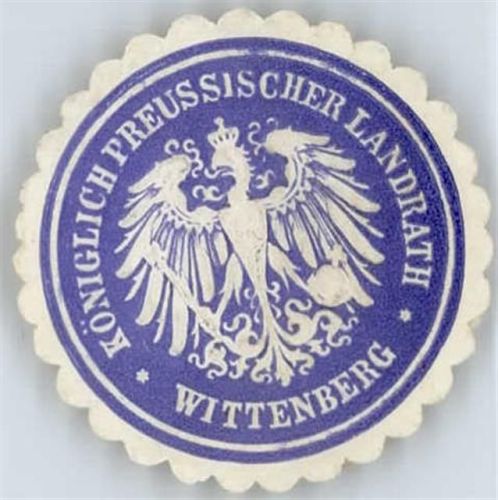 Wittenberg Siegel/Wappen Landrat