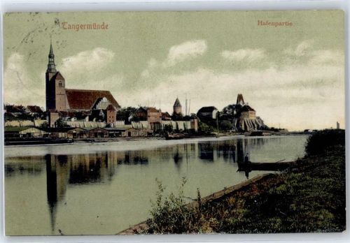 Tangermünde Hafen, Teilansicht