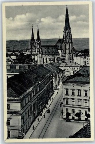 Olomouc Blick zur Kirche