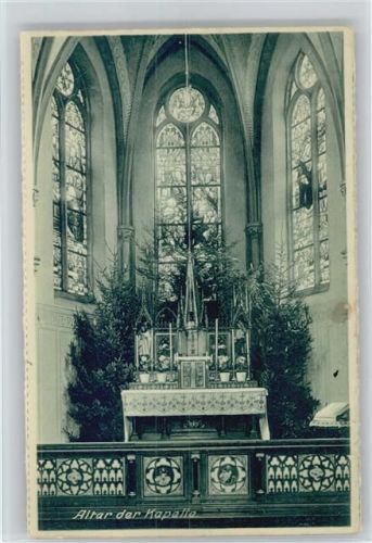 Opladen Altar Kapelle Innenaufnahme Aloysianum Gymnasium Internat