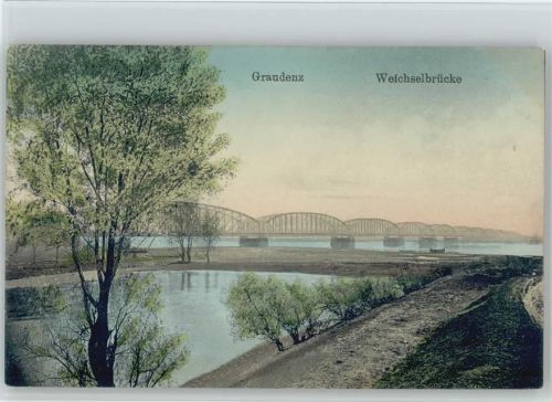 1916 Weichselbrücke Feldpost