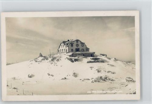 Habsburghaus Hüttenstempel Winter Rax-Schneeberg-Gruppe