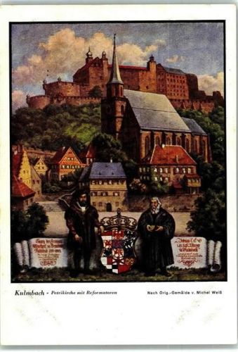 Kulmbach Peterskirche Reformatoren sign. Michel Weiß