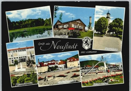 Neustadt 1975 Arnold Hütte Berghütte Schwimmbad Puppenmuseum