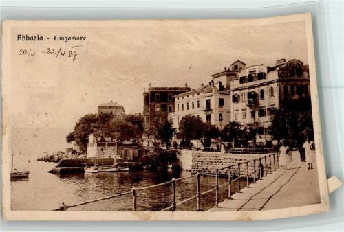 Opatija 1927 Strandpromenade