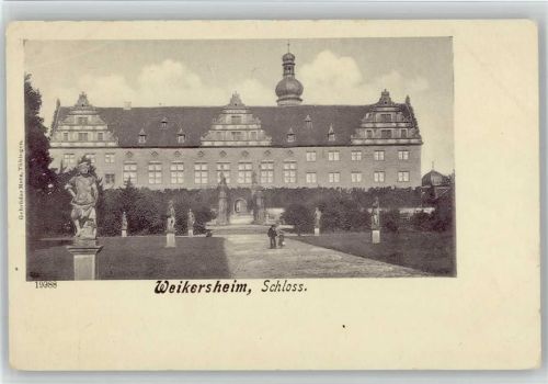 Weikersheim 1900 Schloß