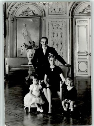 Prince Rainier und Familie