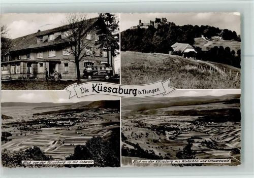 Küssaburg Küssaburg Blick von der Küssaburg in die Schweiz Blick ins Wutachtal und Schwarzwald 4-Bildaufnahme