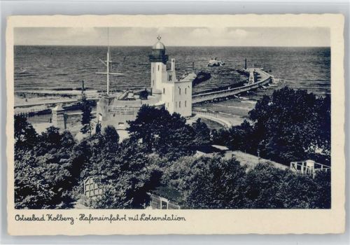Hafeneinfahrt Lotsenstation Kolobrzeg