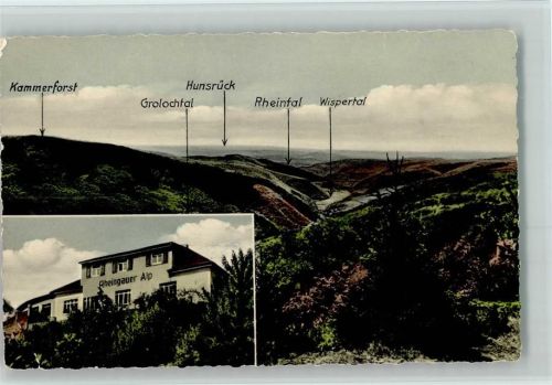 Presberg Gasthaus Pension Rheingauer Alp Kammerforst Grolochtal Hunsrück Rheinfal Wispertal