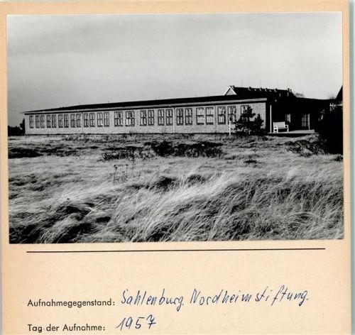 Sahlenburg Foto montiert auf Karton
