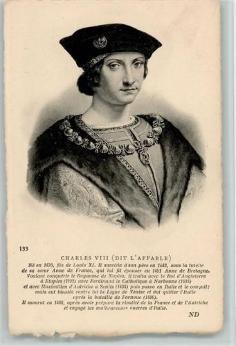 Nr. 133 - Charles VIII König von Frankreich