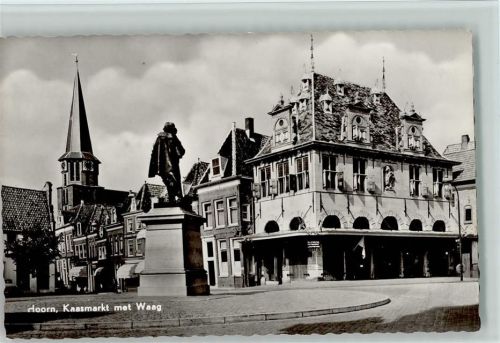 Doorn Kaasmarkt met Waag ca 1965 AK