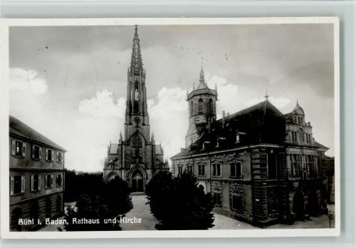Bühl Rathaus Kirche