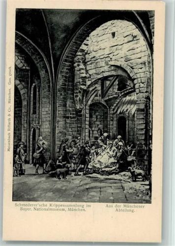 Schmedersche Krippensammlung - Münchener Abteilung 1906 AK