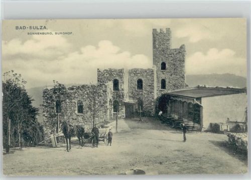 Bad Sulza 1916 Sonnenburg Burghof