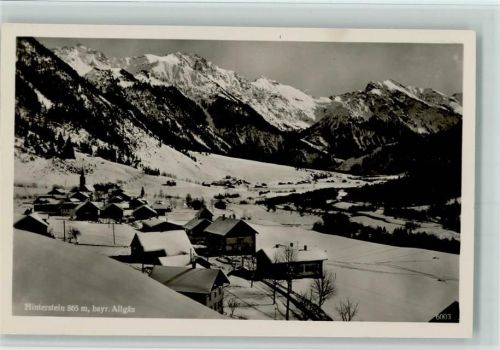 Hinterstein Ortsansicht Winter