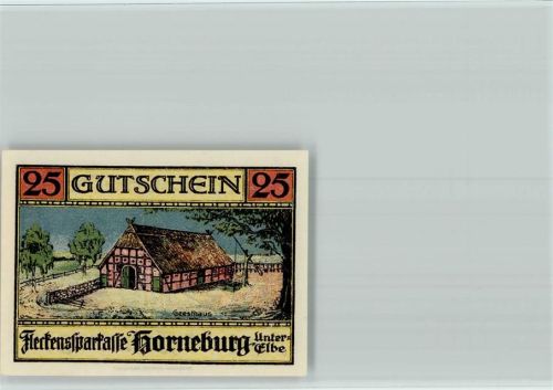 Horneburg Notgeldschein Geesthaus Wappen