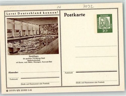 Sindelfingen Stadtschwimmbad Innenaufnahme Lernt Deutschland kennen!