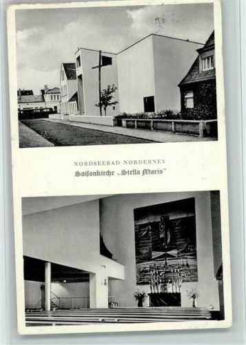 Norderney Saisonkirche Stella maris Innenaufnahme 2-Bildaufnahme