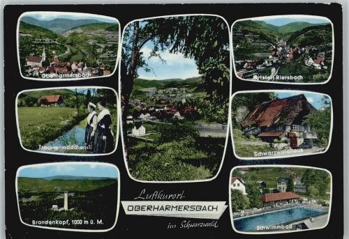 Oberharmersbach Brandenkopf Riersbach Schwarzwaldhaus Schwimmbad Trachten