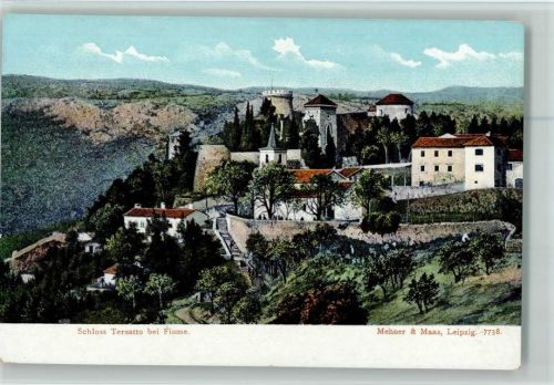 Trsat Schloß Tersatto bei Fiume