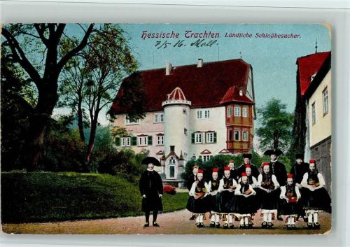 Ländliche Schloßbesucher