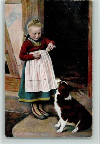 1914 Kind mit Hund Serie 6 Nr. 152