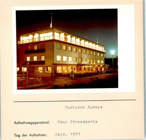 Duhnen Foto montiert auf Karton