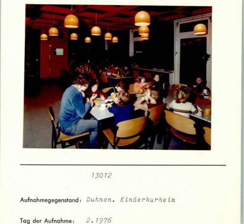 Duhnen Foto montiert auf Karton