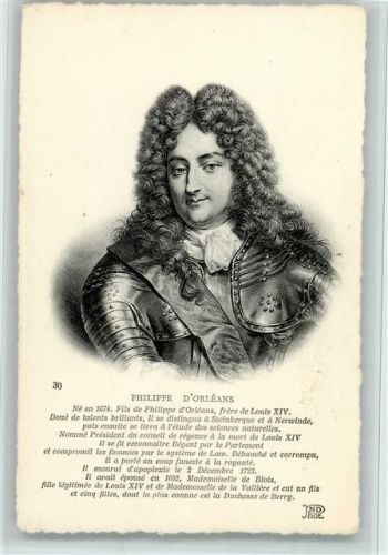 ND Phot. Nr. 30 Philippe D'Orléans