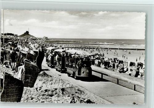 Norderney Am Nordstrand Inselbahn Strandkörbe