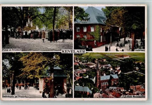 Kevelaer Predigt am Kreuzbaum Priesterhaus Gnadenkapelle Luftaufnahme