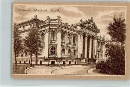 Warschau Palast der bildenden Kunst Palac sztuk pieknych