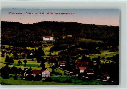 Winterkasten Ortsansicht mit Blick auf die Eleonorenheilstätte
