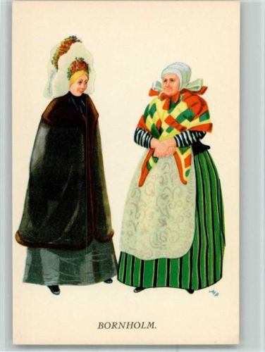 Bornholm Paar in Tracht