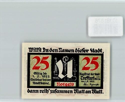 Treffurt Notgeld Amtshaus