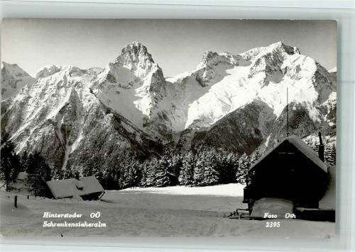 Hinterstoder Schrankenzieheralm Winteraufnahme Foto Oth
