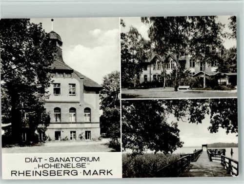 Rheinsberg Diät-Sanatorium Hohenelse 3-Fach Aufnahme