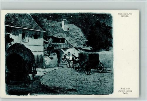 1919 Serie Nr. 3423 - sign Ferdinand Gold - aus der guten, alten Zeit