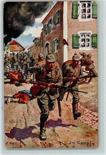 1915 WK I - Im Kampf - Gefechte AK